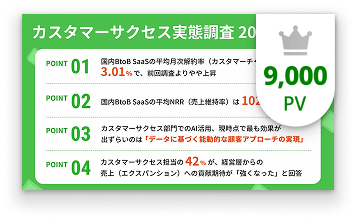 カスタマーサクセス潮流調査2025